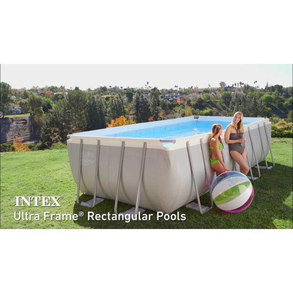 Zahradní bazén INTEX 26788 Prism Frame Rectangular 400 x 200 x 100 cm kartušová filtrace (obrázek 4)