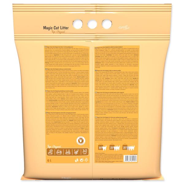Stelivo Magic Litter Tofu Original 6l (obrázek 5)