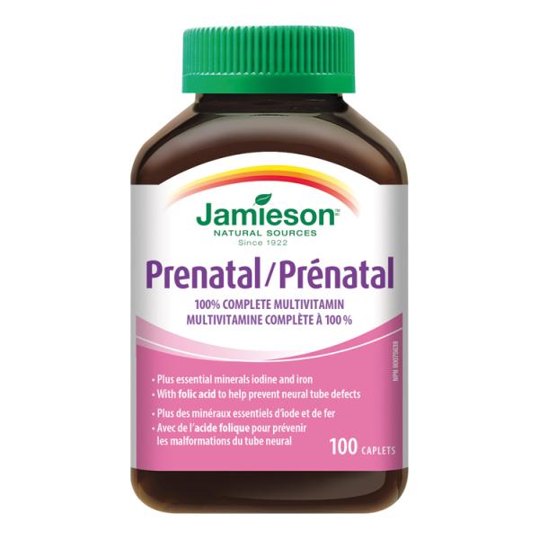 Jamieson Prenatal COMPLETE multivitamin 100 tablet