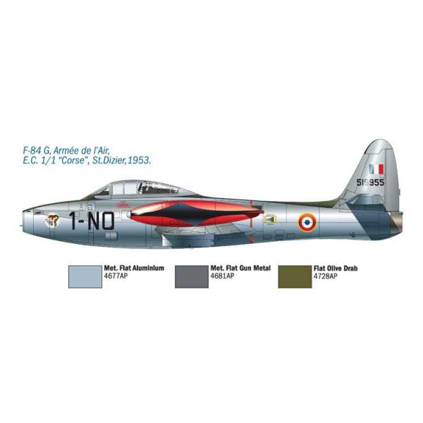 Model Kit letadlo 1321 - F/84G THUNDERJET(1:72) (obrázek 8)