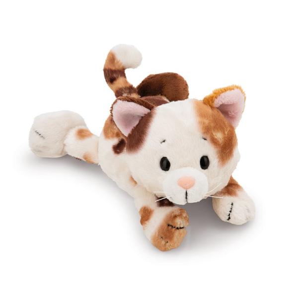 NICI plyš Mačka trojfarebná 20cm, ležiaca GREEN