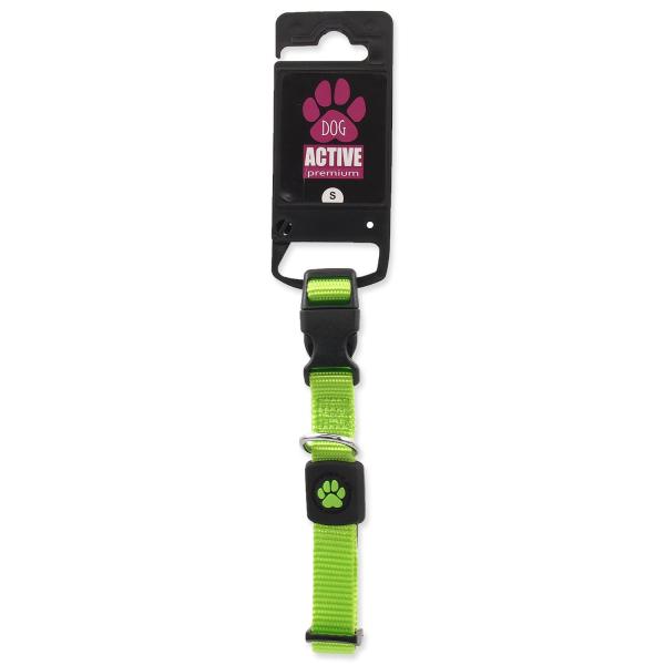 Obojek Active Dog Premium S limetka 1,5x27-37cm (obrázek 4)