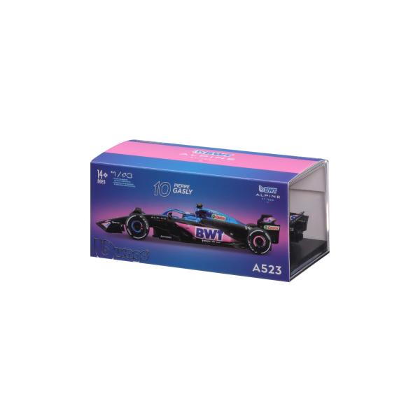 Bburago 1:43 RACE Formula F1 - BWT Alpine F1 Team A524 (2024) #10 (Pierre Gasly) - s dr (obrázek 6)