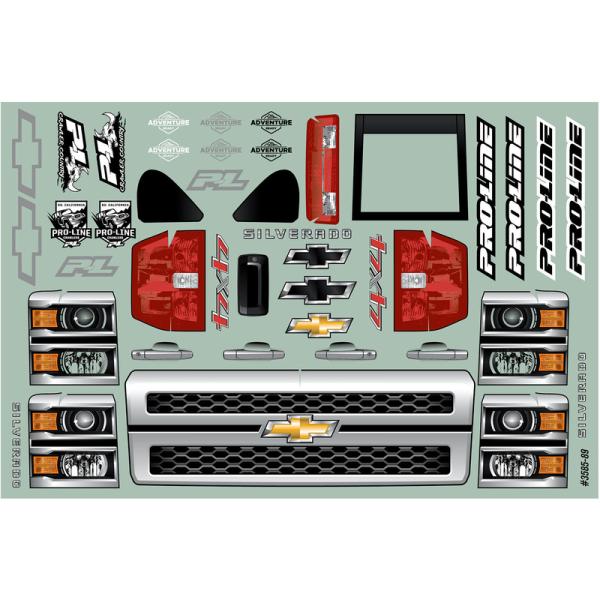 Pro-Line karosérie 1:10 Chevrolet Silverado Prerunner 2015 (313mm) (obrázek 10)