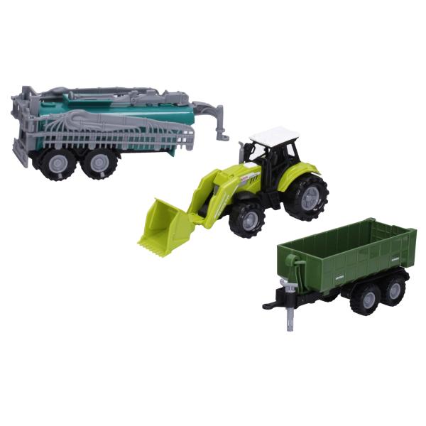 Traktor s príslušenstvom a efektmi 17 cm