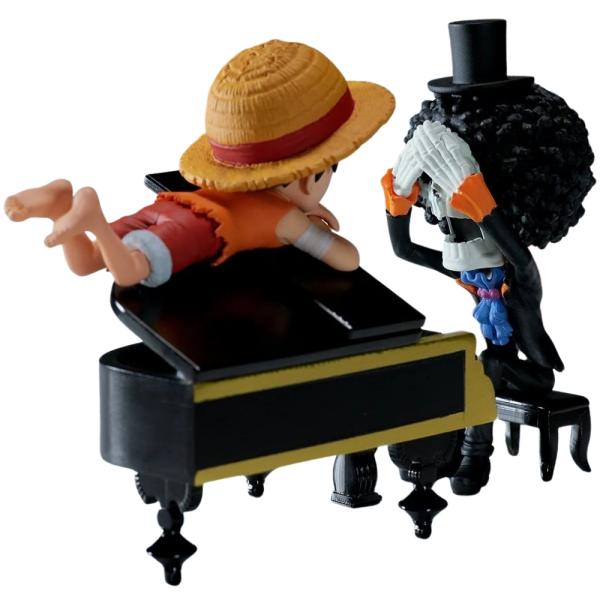 Bandai One Piece Figurka World Collectable Stories Luffy & Brook, 8cm