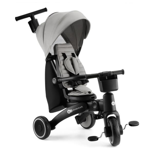 Kinderkraft Dětská tříkolka Jazz 2 Grey (obrázek 4)
