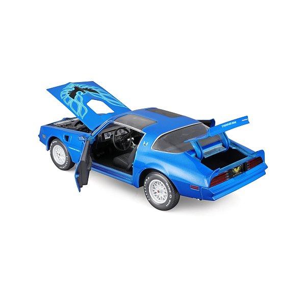Maisto - 1978 Pontiac Firebird Trans AM, kovový modrý, 1:18 (obrázek 3)