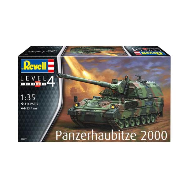 Plastic modelky tank 03279 – Panzerhaubitze 2000 (1:35)