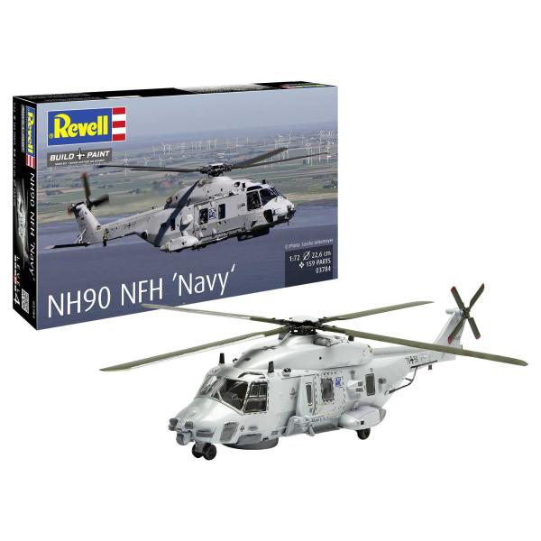 Plastic ModelKit vrtulník 03784 – NH90 NFH „Navy“ (1:72)