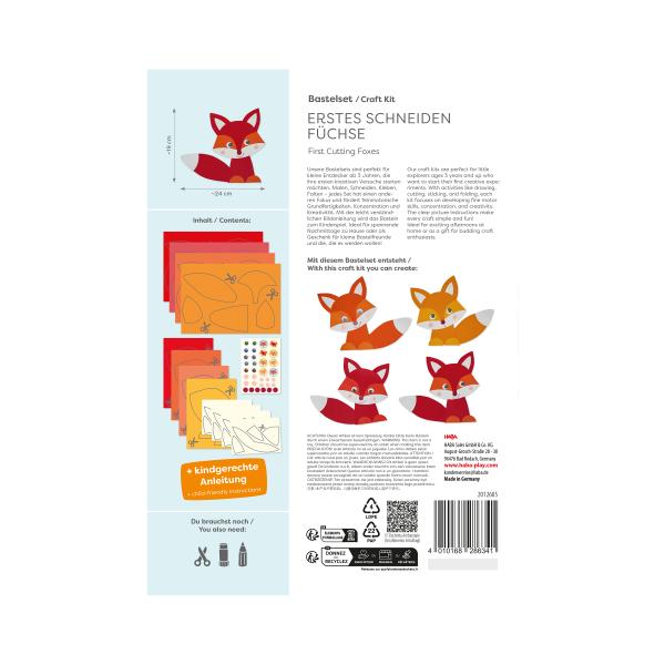 Haba Kreativní sada První stříhací lišky