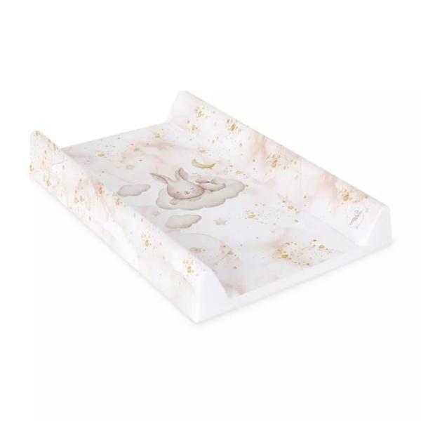 CEBA Podložka přebalovací 2-hranná s pevnou deskou (50×70) Ultra Light Sleepy Bunny