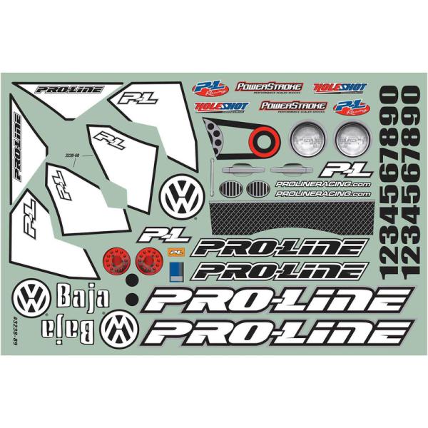 Pro-Line karosérie 1:10 Volkswagen Baja Bug (Short Course) (obrázek 5)