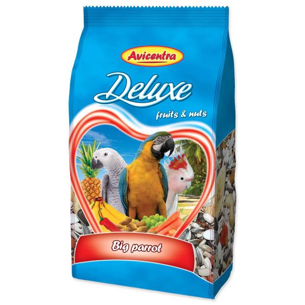 Krmivo Avicentra Deluxe velký papoušek 1kg