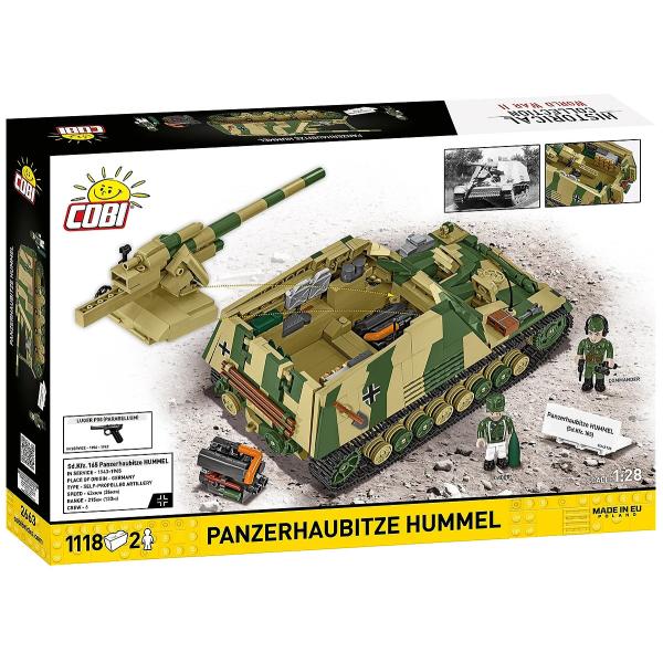 Cobi 2663 Druhá světová válka Panzerhaubitze HUMMEL, 1:28, 1118 k, 2 f (obrázek 11)