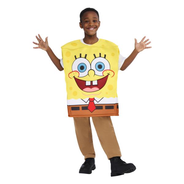 SPONGE BOB detský kostým veľkosť (110-116cm)