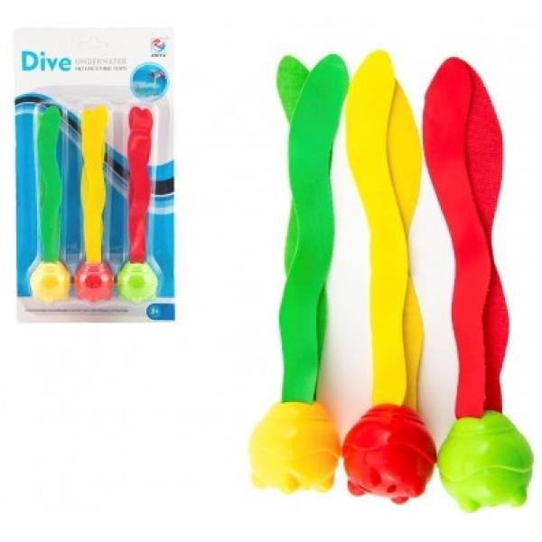 Zábavné míčky na potápění 3ks