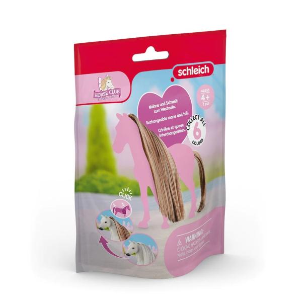 Schleich Hnědě zlatavé doplňky na ocas a hřívu (obrázek 3)