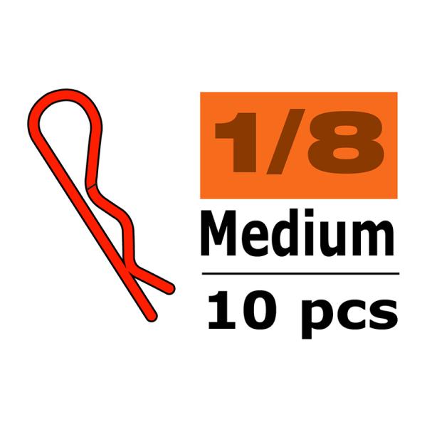 Sponka karosérie stredná 45° modrá (10)