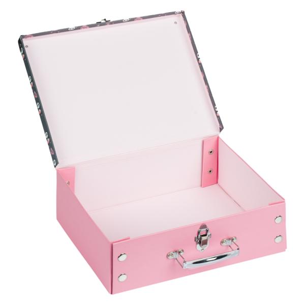 Skládací školní kufr Panda s kováním