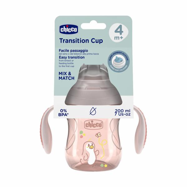 Chicco Hrneček Transition učící s držadly pink, 4m+ (obrázek 5)