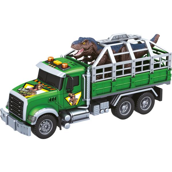 CITY SERVICE CAR - 1:14 - Camion per il trasporto di dinosauri (con suoni, luci)