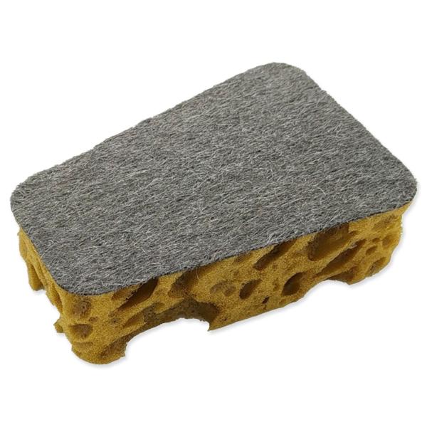 Čisticí houba na sklo s nerezovou vatou