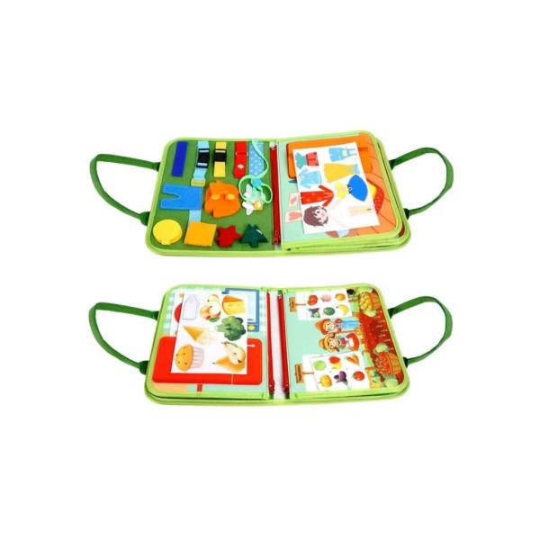 2Kids Toys Libro sensorial ocupado Safari