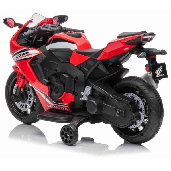 Elektrická Motorka HONDA CBR 1000RR, Licencované, 12V baterie, Plastová kola, červená (obrázek 3)