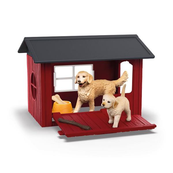 Schleich Psie búda so zlatým retrieverom
