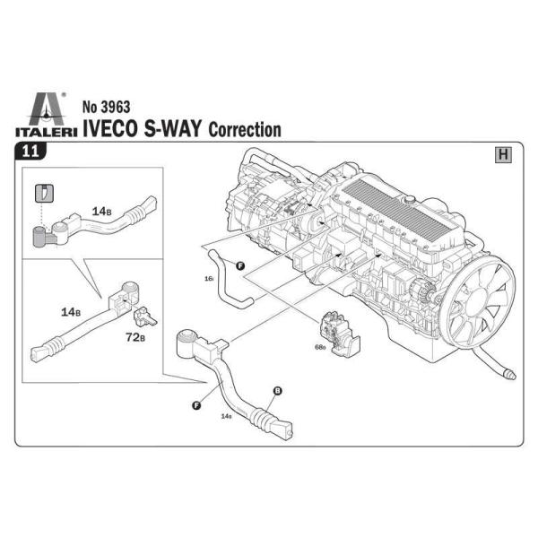 Model Kit truck 3963 – Iveco Stralis S-Way (1:24)
