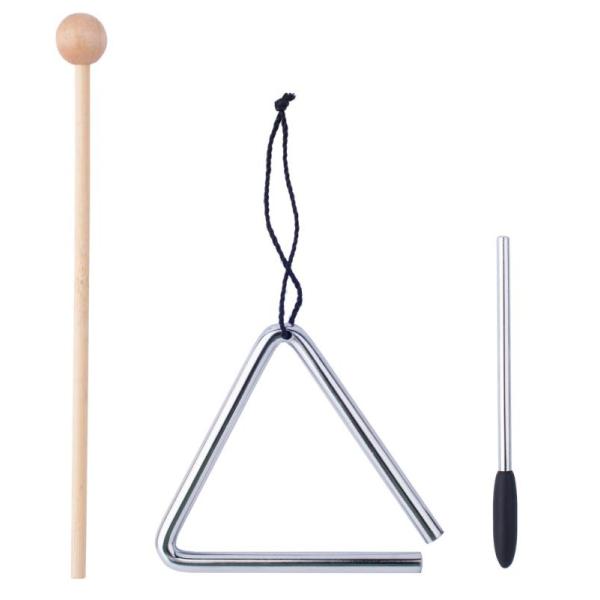 Woody muzikální set (xylofon, tamburína / bubínek, triangl, 2 maracas vajíčka) (obrázek 3)