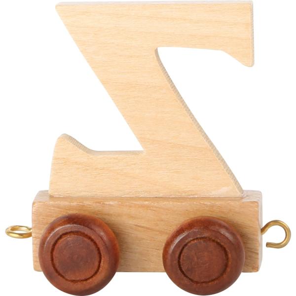 Bino Vagónek-Z-hnědé kolečka