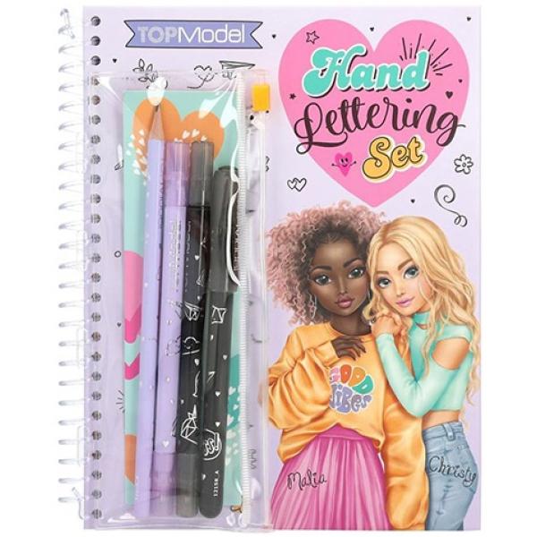 Top Model Set písmomalířství, 4 ks psacích potřeb, šablona 0412158_A
