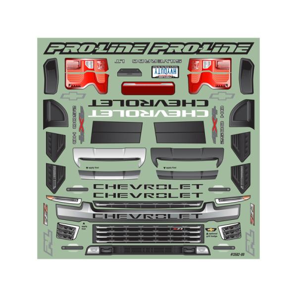 Pro-Line karosérie 1:8 Chevrolet Silverado 2500 HD 2021 (E-Revo 2.0, Maxx) (obrázek 8)