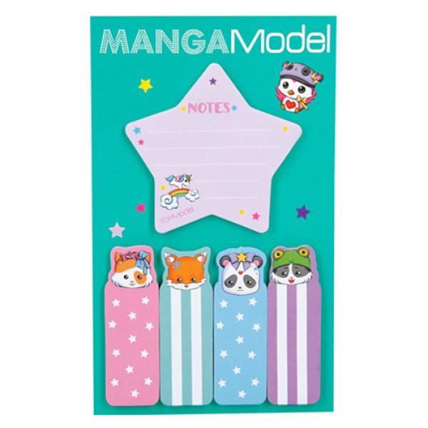Samolepicí bločky Manga Model, Hvězdička, 5 ks
