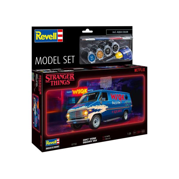 ModelSet STRANGER THINGS auto 67732 - GMC® WSQK Squawk Van (1:25)