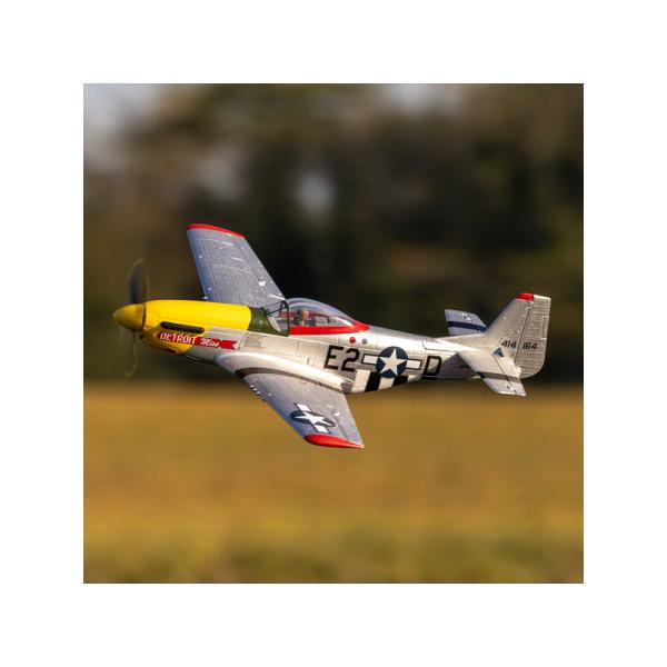 E-flite P-51D Mustang 0.49m Detroit Miss SAFE Select BNF Basic (obrázek 6)