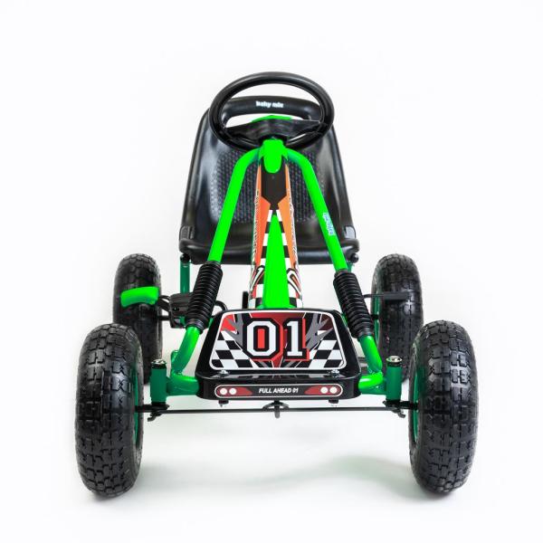 Dětská šlapací motokára Go-kart Baby Mix Razor zelená (obrázek 3)