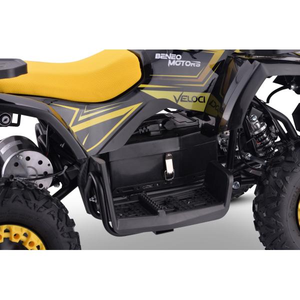 Elektrická čtyřkolka pro děti Beneo Motors Veloci žlutá - 800W (obrázek 4)