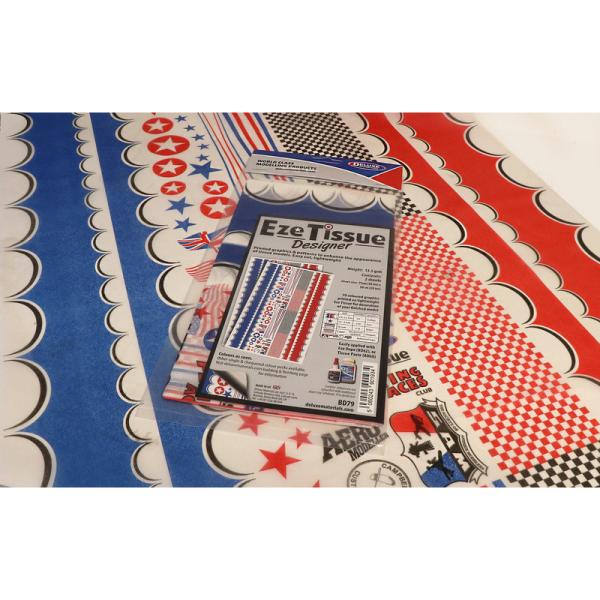 Eze Tissue potahovací papír 13.5g/m2 75×50 se vzory (2ks)