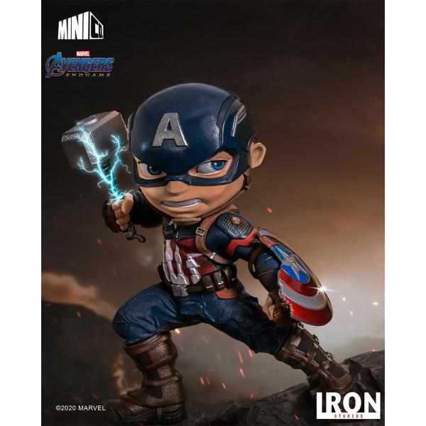 Iron Studios & Minico Avengers: Endgame - Captain America Figurka (obrázek 3)