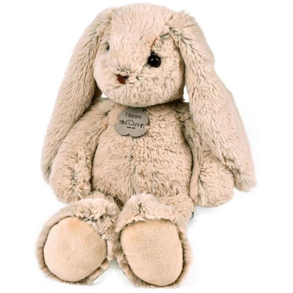 Doudou Histoire d´Ours Plyšový kamarád béžový zajíček 40 cm