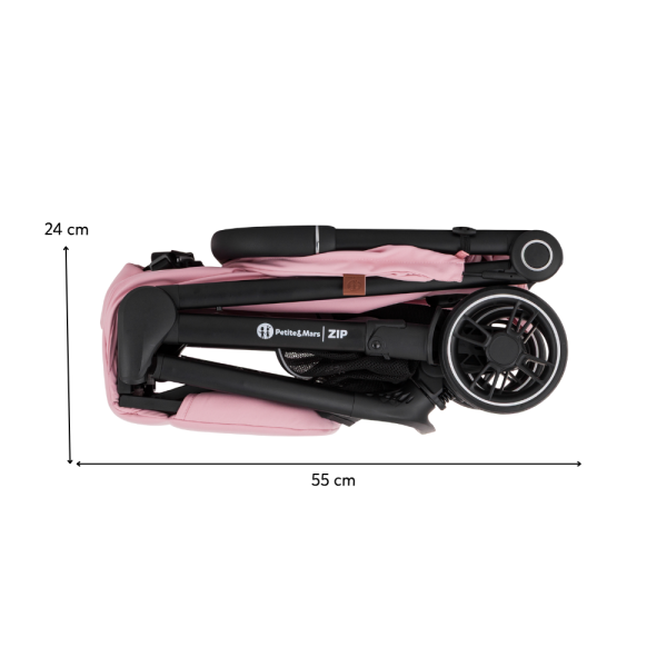 PETITE&MARS Kočárek sportovní Zip Silky Rose (obrázek 3)