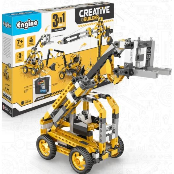 Engino Creative builder vysokozdvižný vozík machinery motorized set