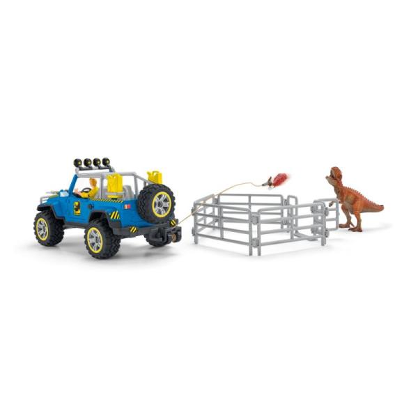 Schleich Terénní auto s vnějším výběhem pro dinosaura (obrázek 3)