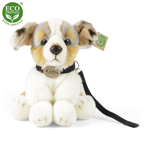 Plyšový pes austrálsky ovčiak s vodítkom 28 cm ECO-FRIENDLY
