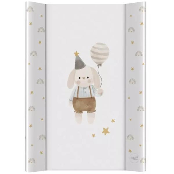 CEBA Podložka přebalovací 2-hranná s pevnou deskou (50x70) Ultra Light Birthday Bunny