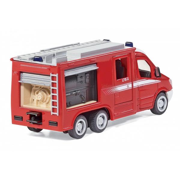 SIKU Super – Mercedes-Benz Sprinter hasičské auto s žebříkem 1:50