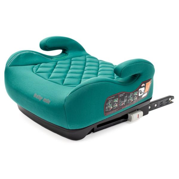 Autosedačka-podsedák BABY MIX HERO Plus ISOFIX I-SIZE smaragdová (obrázek 3)
